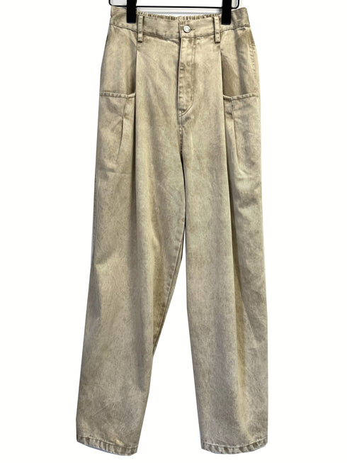 ウォッシュドタックワイドパンツ /3855-279BT